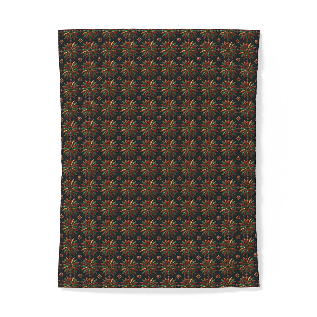 Starburst Medallions Cotton Duvet Cover – Kaleidoscopic Pattern