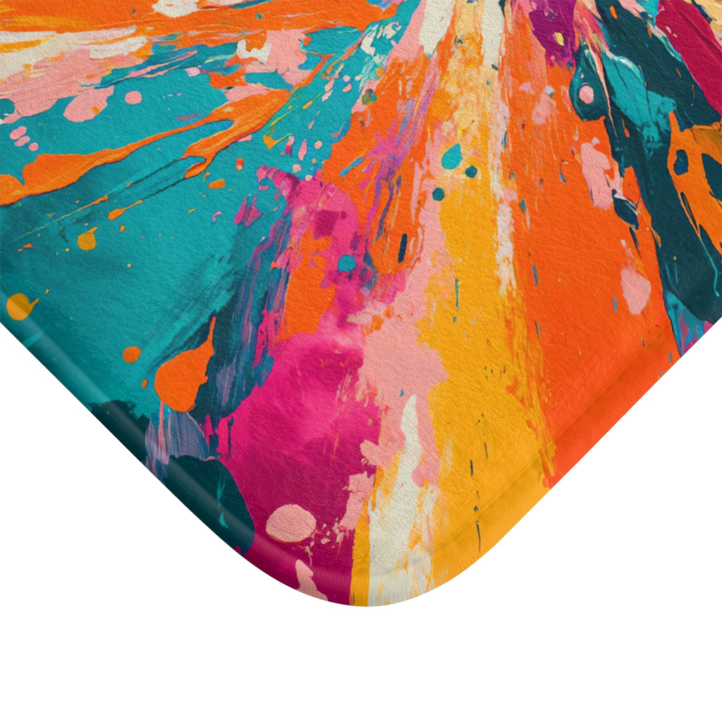 Colour Burst Explosion Bath Mat – Colour Burst Art