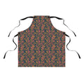 Ink Contour Drift Apron – Suminagashi Pattern