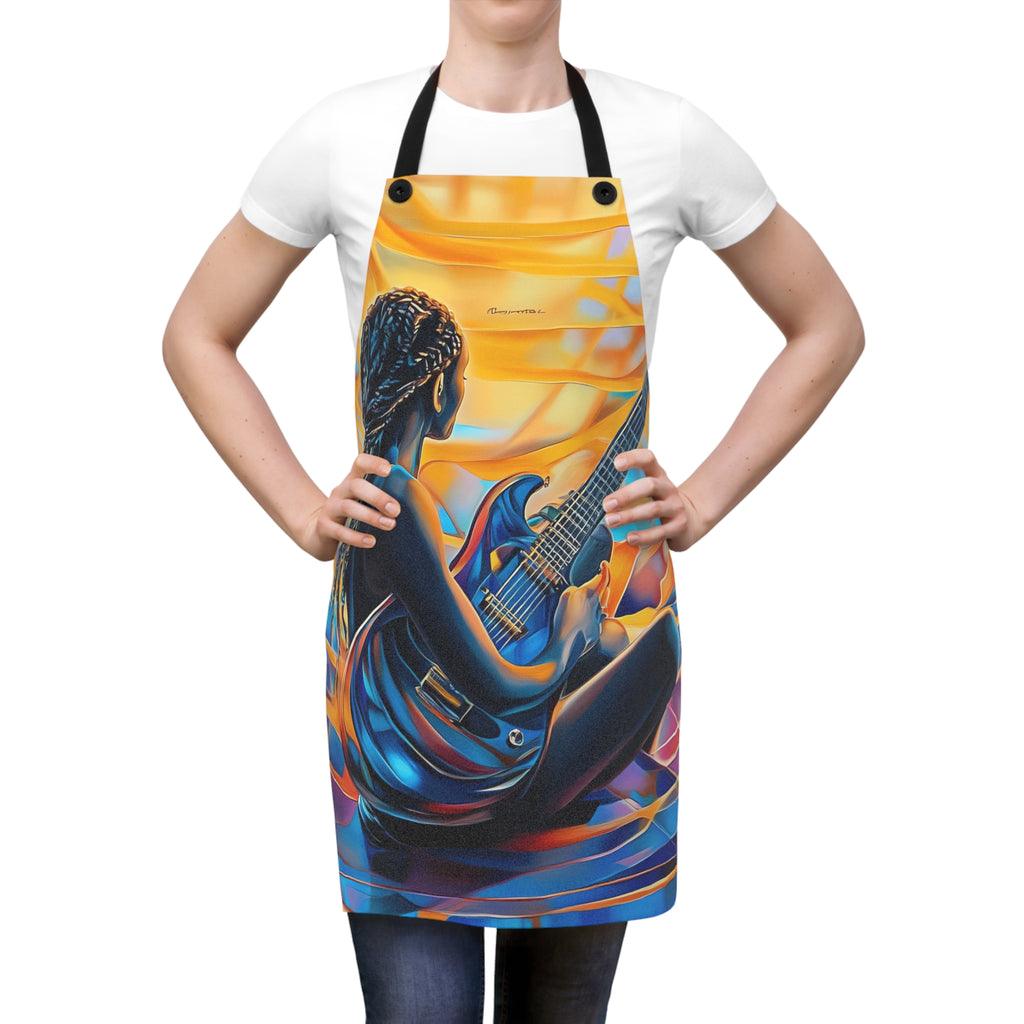 Guitar Dreamer Apron – Psychedelic Music Art