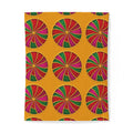 Grand Kaleido Jewel Wheels Cotton Duvet Cover – Kaleidoscopic Medallion Pattern