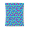 Faceted Panels Cotton Duvet Cover – Ice Jewel