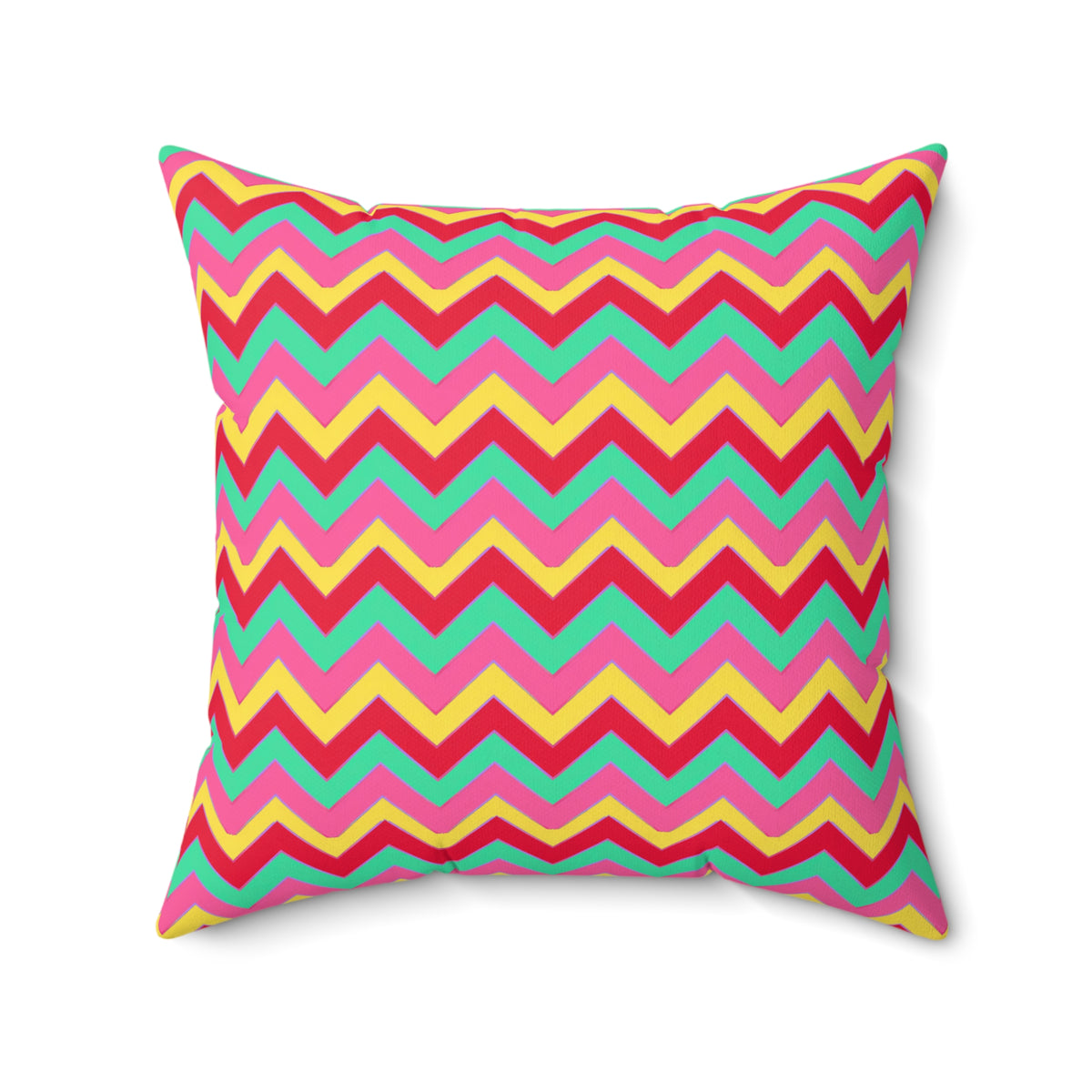 Jewel Chevron Bands Faux Suede Cushion – Candy Christmas