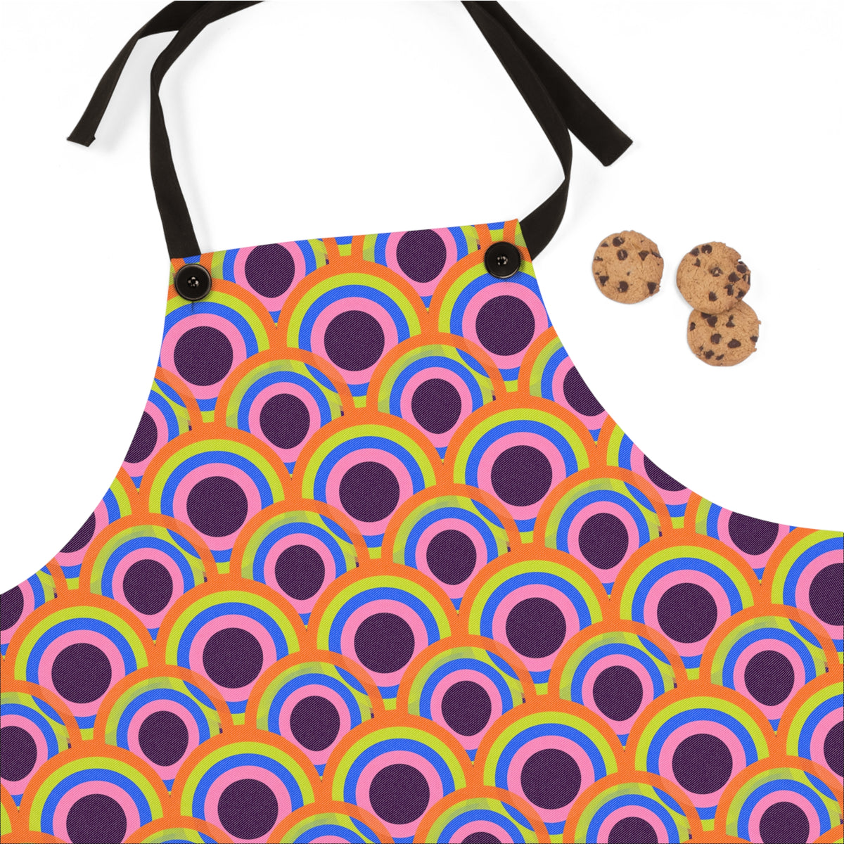 Pop Op Circles Apron – Op-Art Pattern