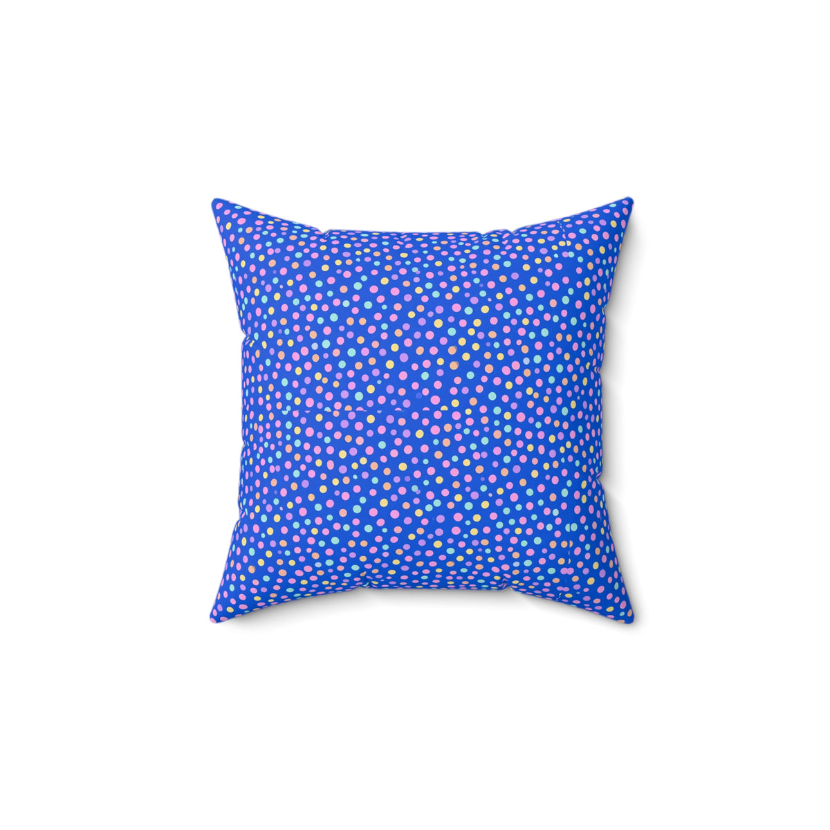 Sugar Confetti Faux Suede Cushion – Soft Abstract Pattern