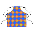 Pop Diamond Checks Apron – Op-Art Pattern
