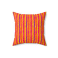 Bleed Stripe Ombre Faux Suede Cushion – Ombre Wash Pattern