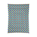 Bold Bulge Checker Comforter – Op-Art Checker Pattern