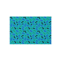 Squiggle Strokes Outdoor Rug – Peacock Jewel