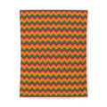 Jewel Chevron Bands Cotton Duvet Cover – Cranberry Spice