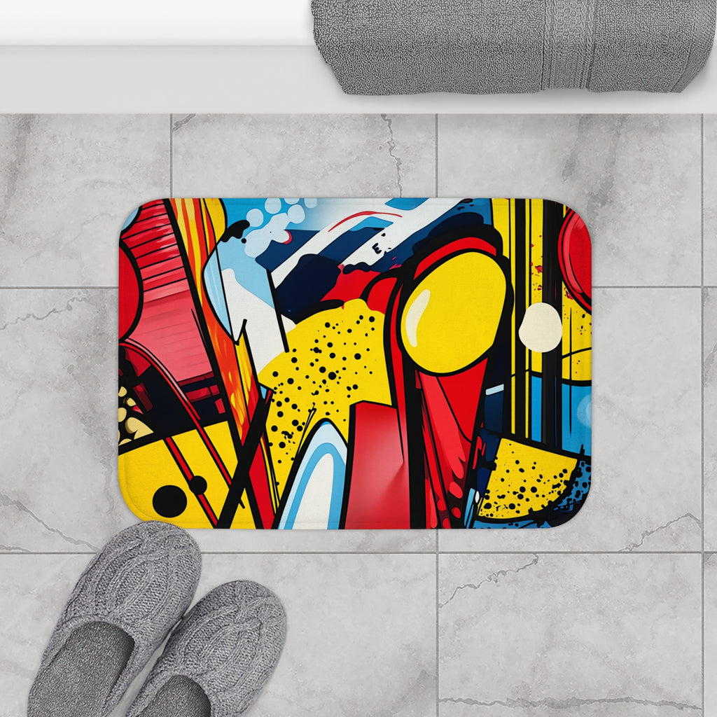Pop Art Blast Bath Mat – Pop Art Abstract