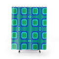 Big Ripple Squares Shower Curtain – Ocean Jewel
