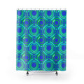 Interlocking Ring Ripples Shower Curtain – Ocean Jewel