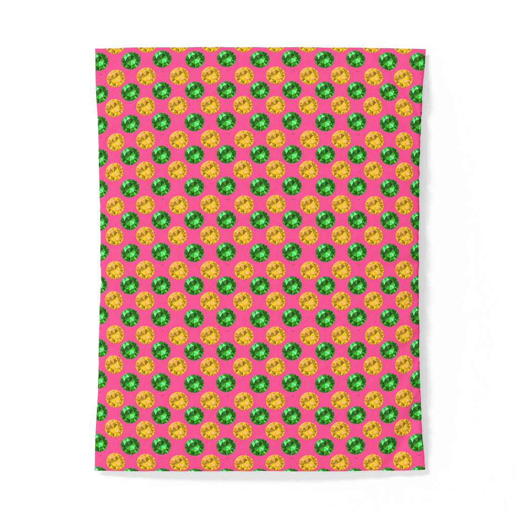 Half-Drop Gem Grid Cotton Duvet Cover – Candy Christmas