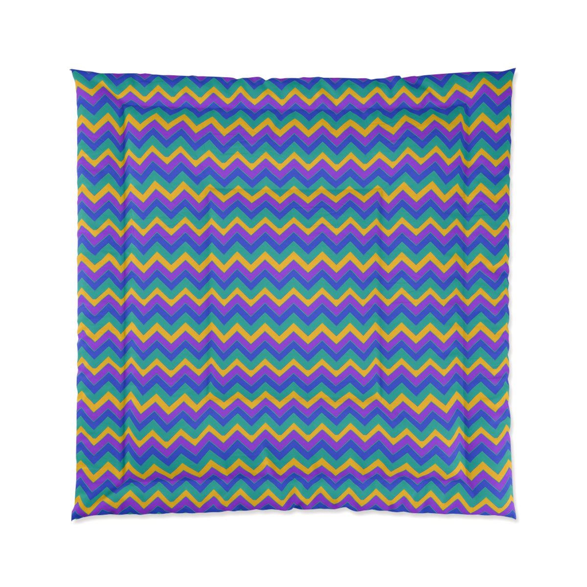 Jewel Chevron Bands Comforter – Peacock Jewel
