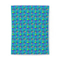 Stacked Cubist Prisms Cotton Duvet Cover – Peacock Jewel