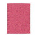 Confetti Spatter Cotton Duvet Cover – Candy Pop on Raspberry