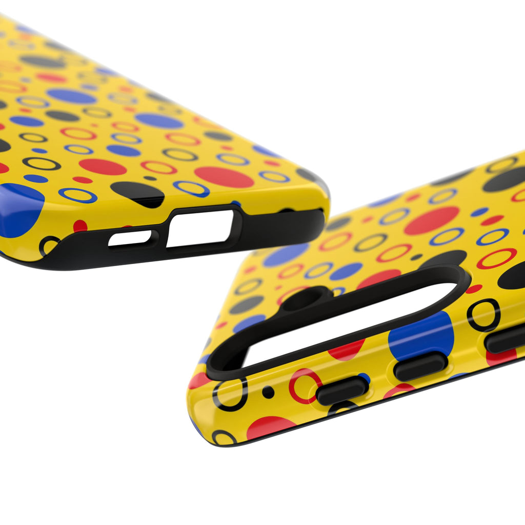 Bubble Outlines Tough Phone Case – Pop Abstract Pattern