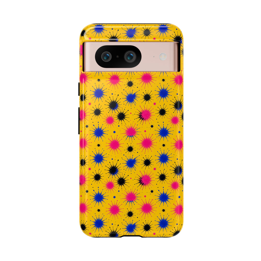 Splash Crowns Tough Phone Case – Ink Splash Pattern