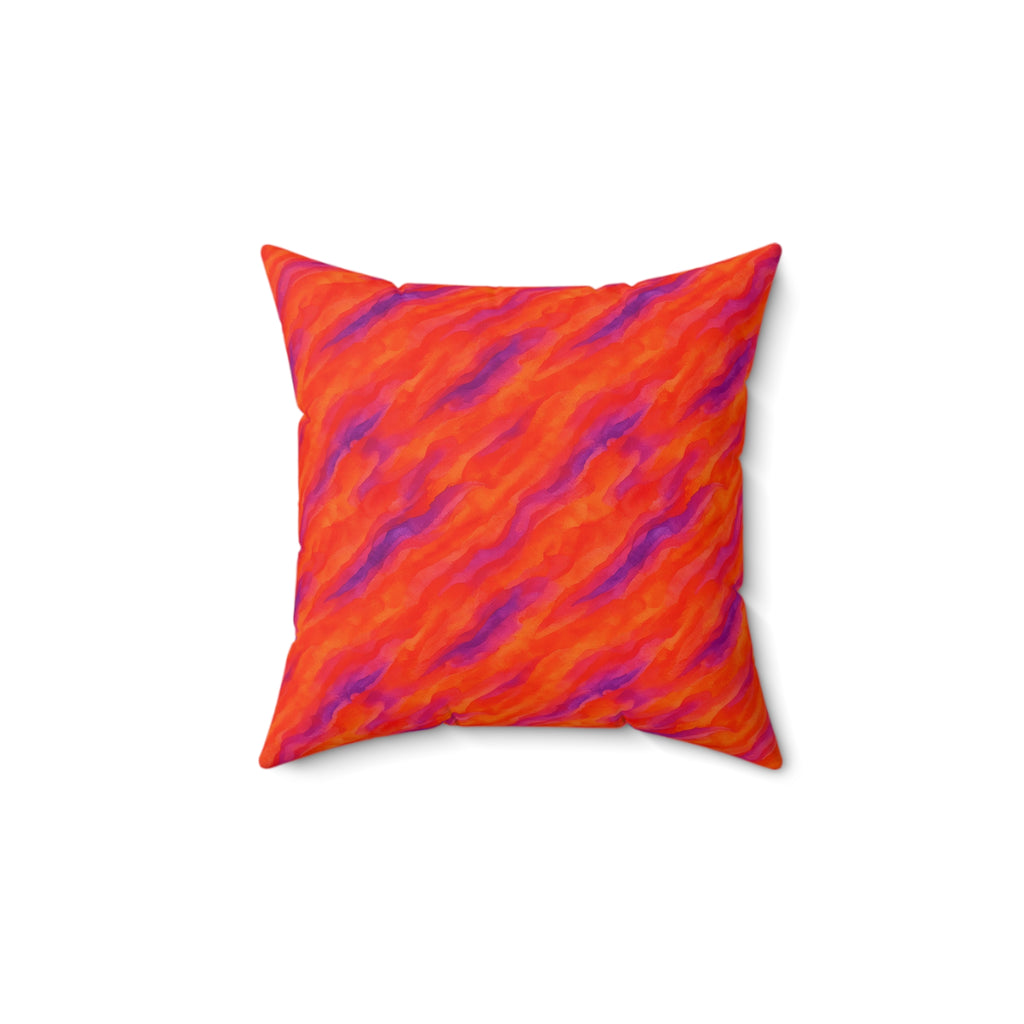 Wash Ribbon Drift Faux Suede Cushion – Ombre Wash Pattern