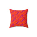 Wash Ribbon Drift Faux Suede Cushion – Ombre Wash Pattern