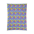 Liquid Band Ripple Comforter – Op-Art Fluid Bands Pattern