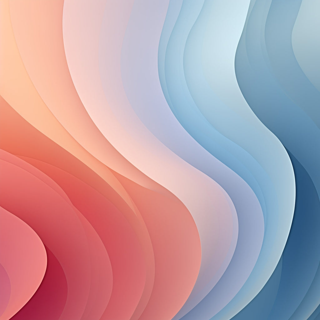 Original peach & sky blue fluid marble artwork used on these coasters