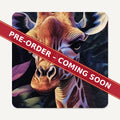 Jungle Giraffe square glass coaster set of 6, pre-order coming soon