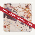 Terrazzo Splash square glass coaster set of 6, pre-order coming soon