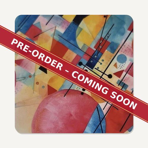 Abstract Geometric Square Glass Coasters – Set of 6 – Coming Soon