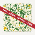 Ditsy Daisy Floral square glass coaster set of 6, pre-order coming soon