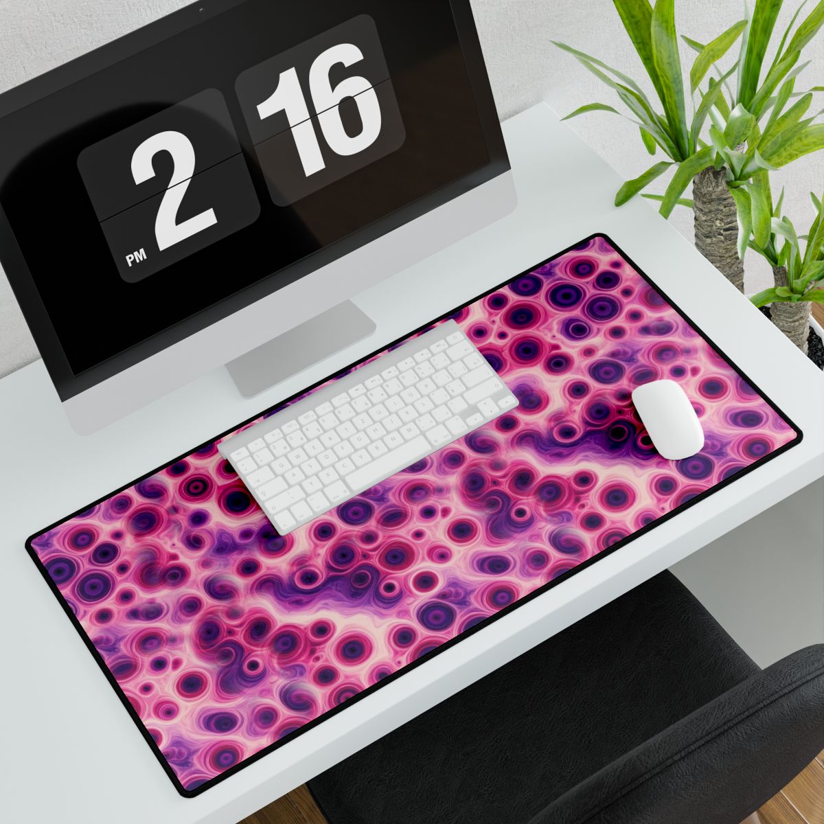 Berry Puddle Pour Desk Mat – 31.5 × 15.5