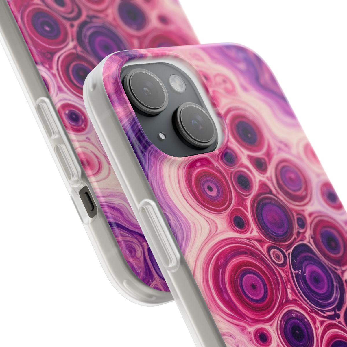 Berry Puddle Pour Flexi Phone Case – iPhone 15