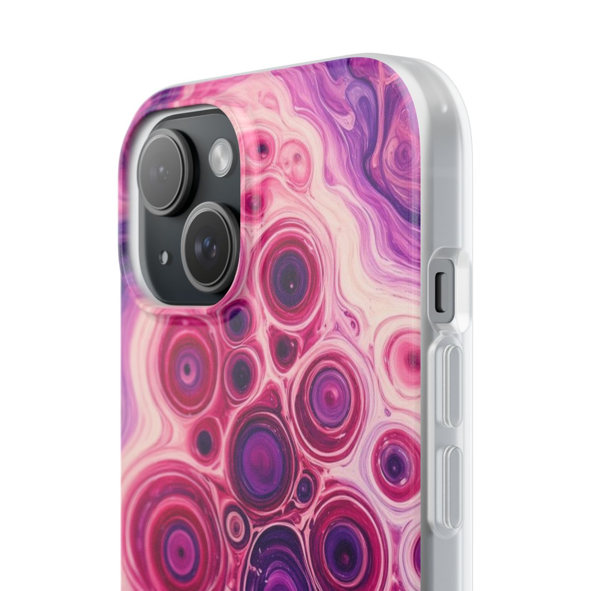 Berry Puddle Pour Flexi Phone Case – iPhone 15