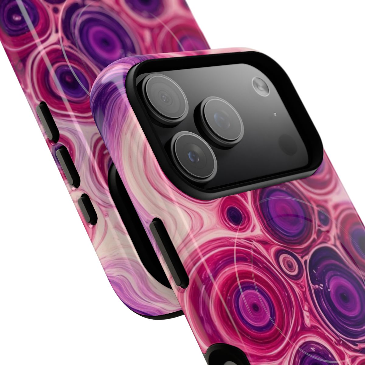 Berry Puddle Pour Magnetic Tough iPhone Case – iPhone 17 Pro