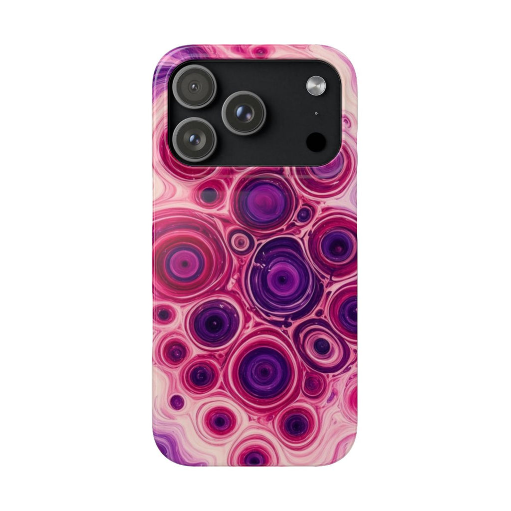 Berry Puddle Pour Slim Phone Case – iPhone 17 Pro