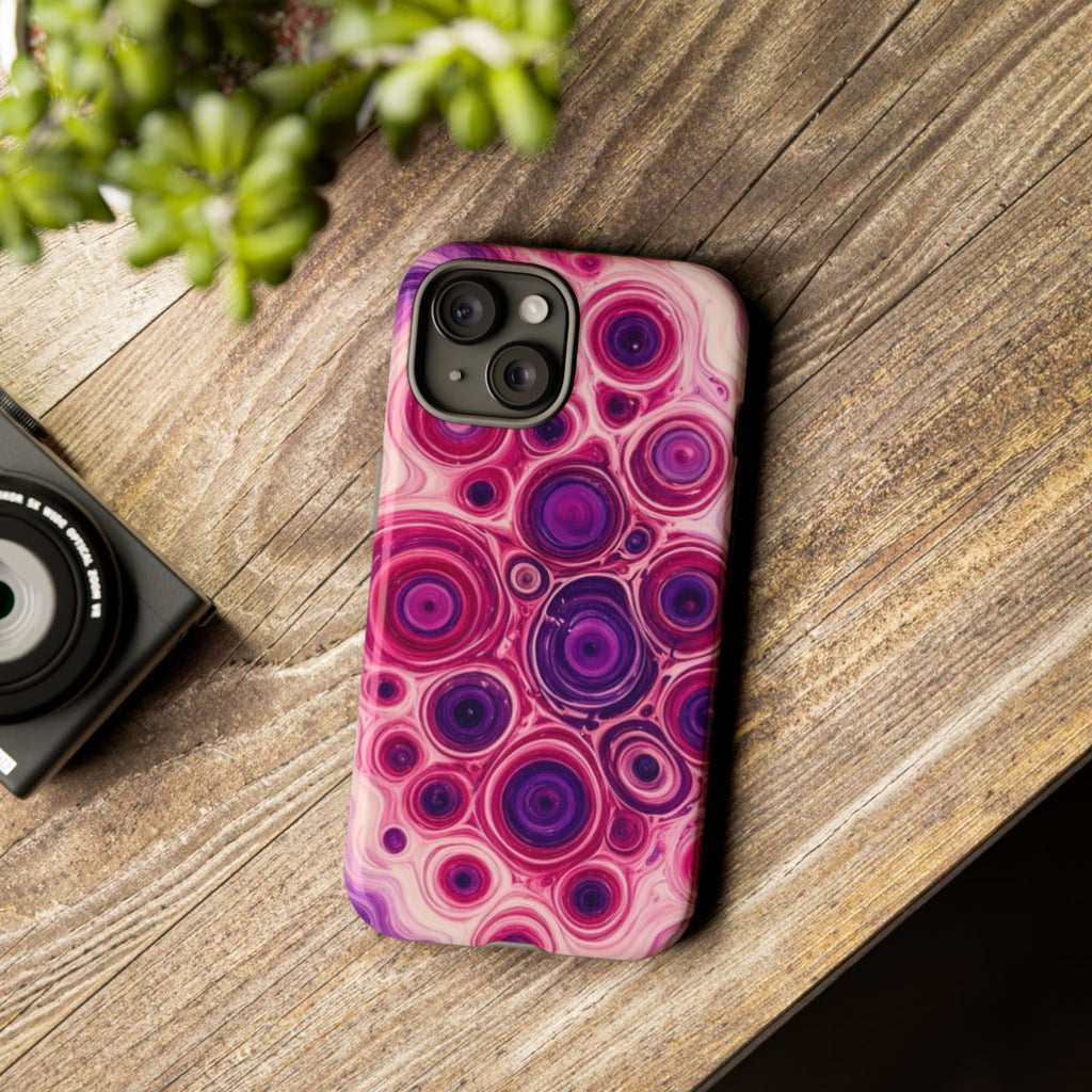 Berry Puddle Pour Tough Phone Case – iPhone 15