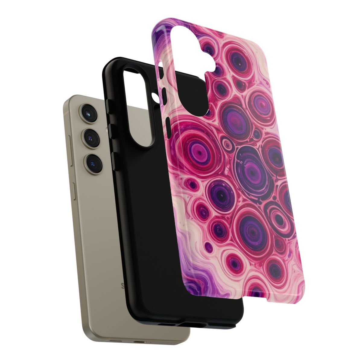 Berry Puddle Pour Tough Phone Case – Samsung Galaxy S24