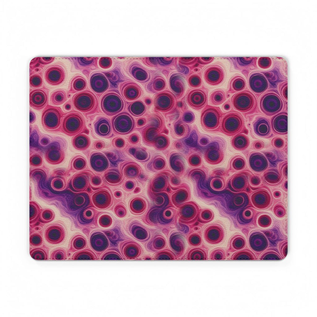 Berry Puddle Pour Vegan Leather Mouse Mat – 11.1 × 8.7 (Rectangle)