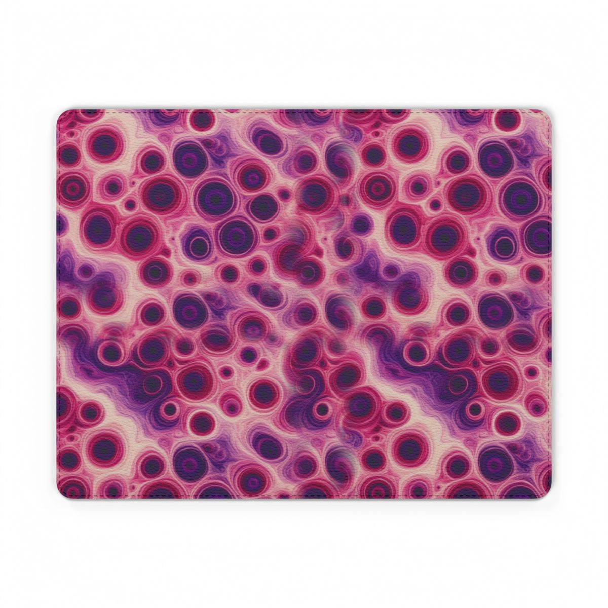 Berry Puddle Pour Vegan Leather Mouse Mat – 11.1 × 8.7 (Rectangle)