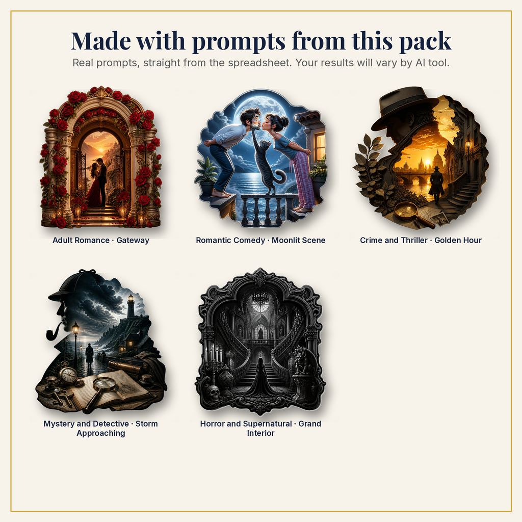 Sample artwork made with prompts from this pack
