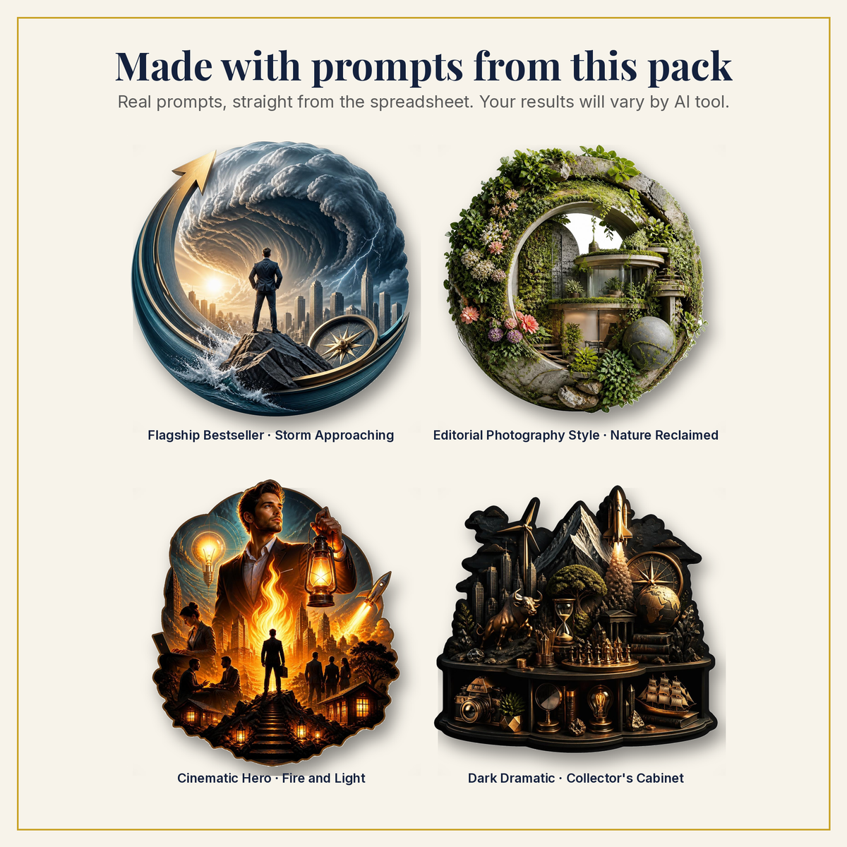 Sample artwork made with prompts from this pack