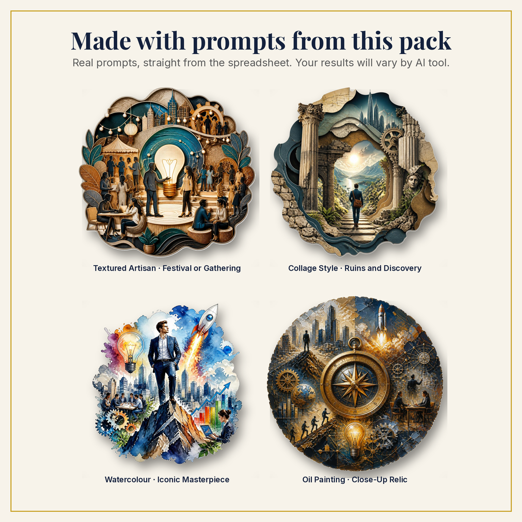 Sample artwork made with prompts from this pack