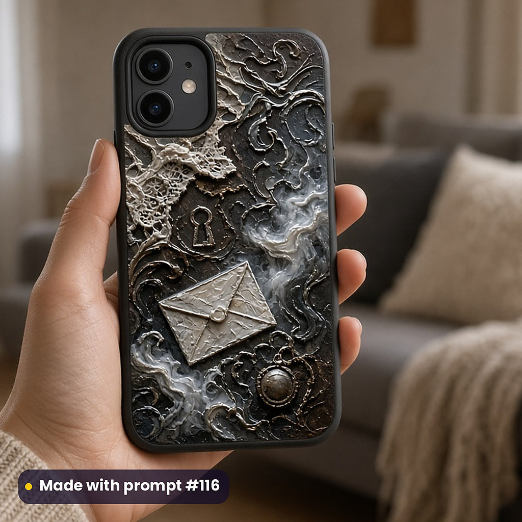 Women's Fiction Compact Edition Prompts: realistic mockup, phone case in hand, made with prompt #116