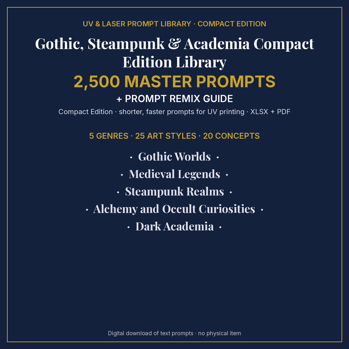 Gothic, Steampunk & Academia Compact Edition Library: cover
