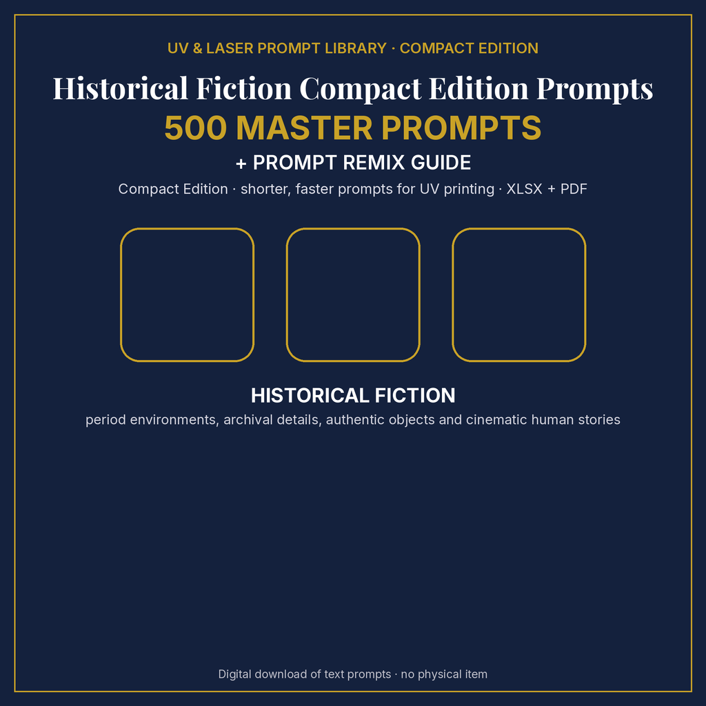 Historical Fiction Compact Edition Prompts: cover