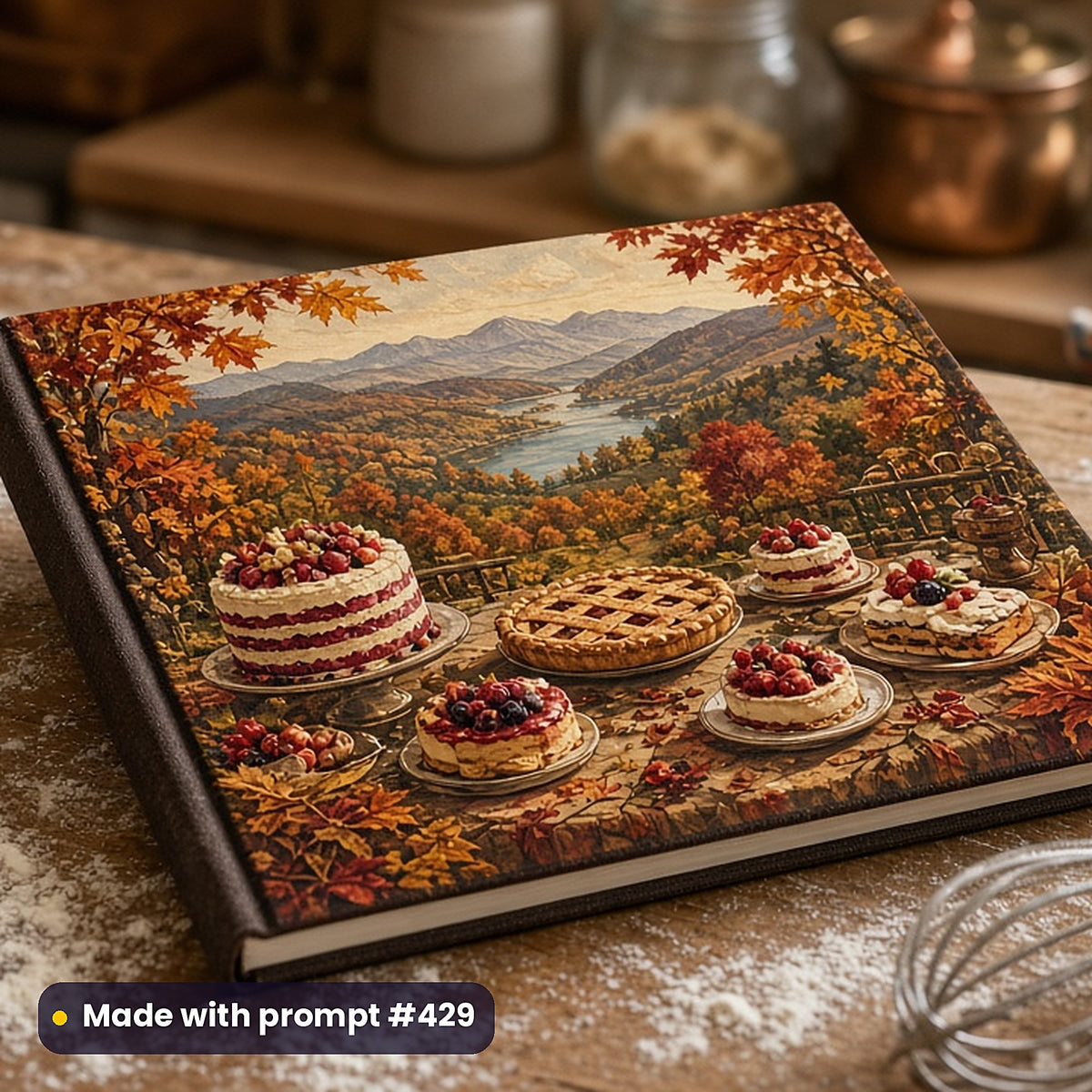 Gift, Travel & Activity Books Compact Edition Library: realistic UV-printed mockup, made with prompt #429