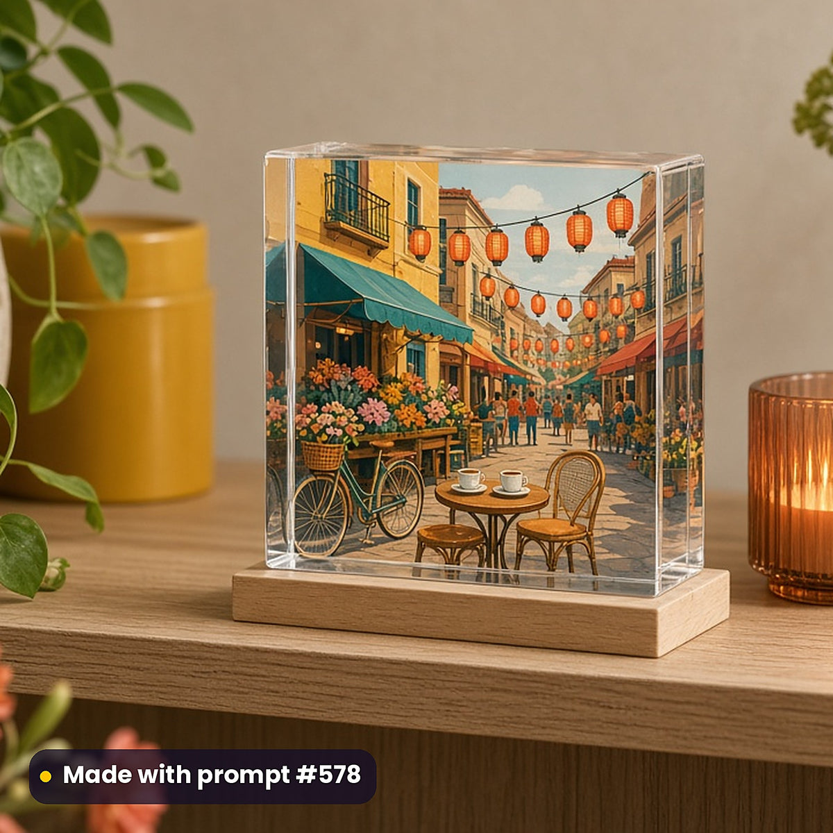 Romance, Crime, Mystery & Horror Compact Edition Library: realistic UV-printed mockup, made with prompt #578