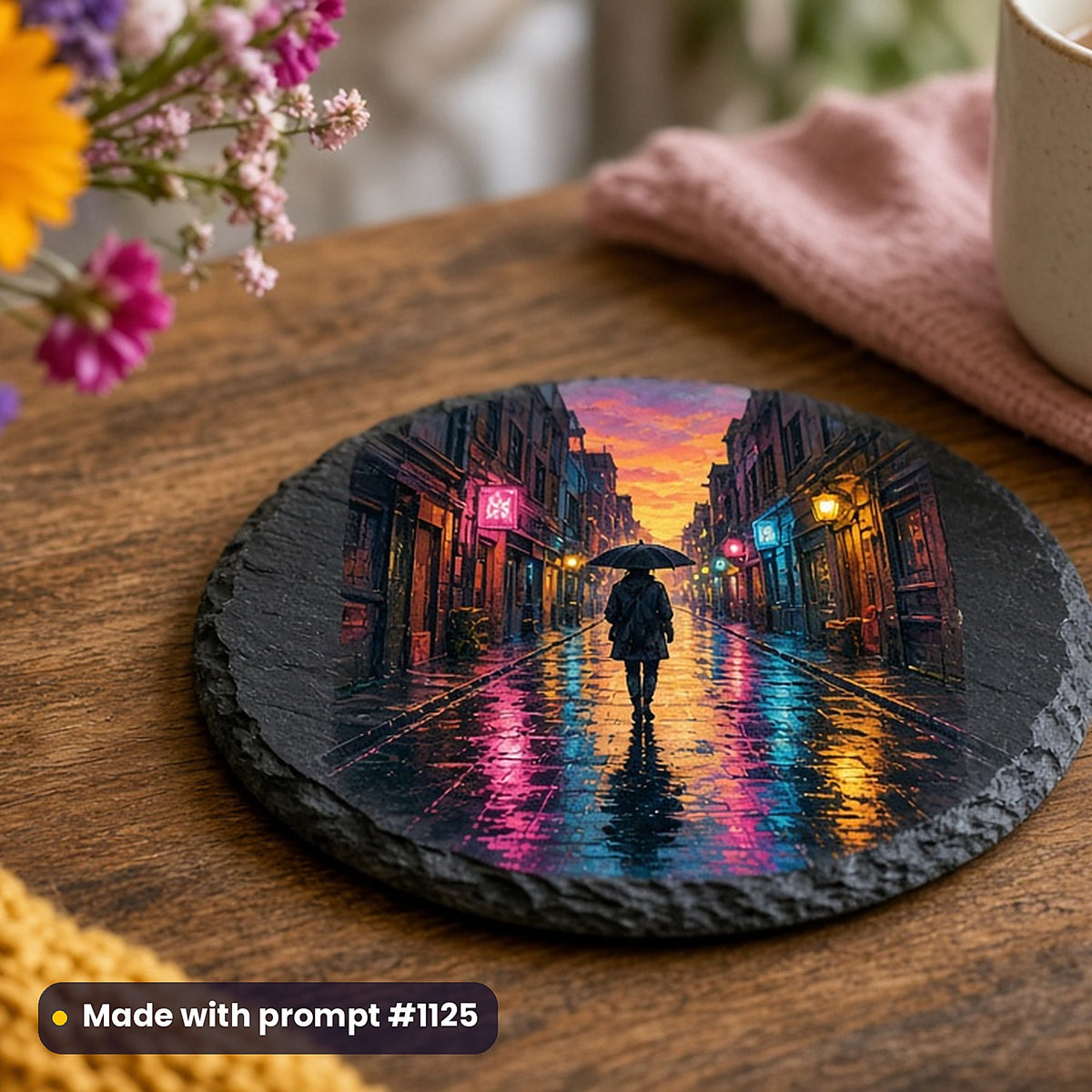 Romance, Crime, Mystery & Horror Compact Edition Library: realistic UV-printed mockup, made with prompt #1125