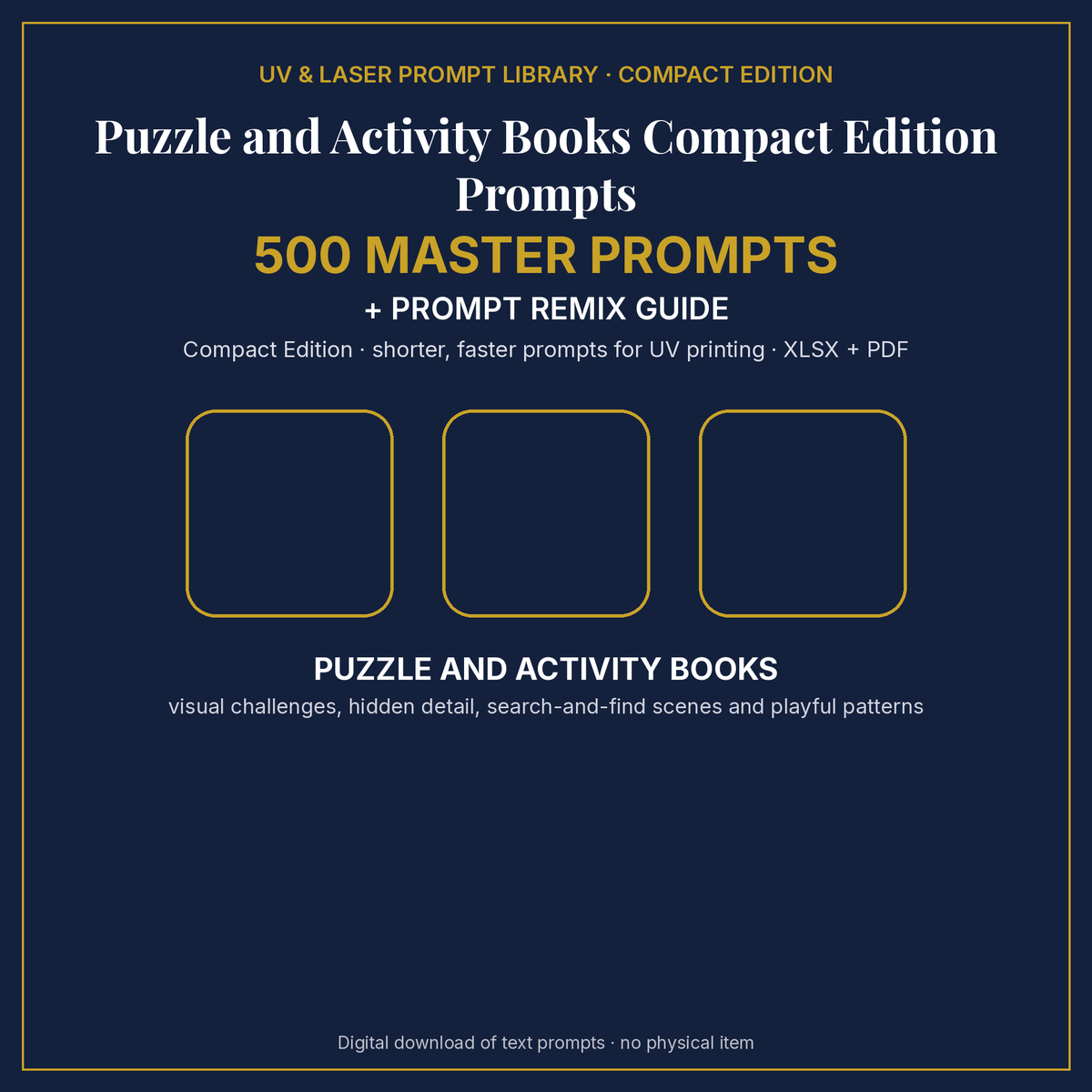 Puzzle and Activity Books Compact Edition Prompts: cover